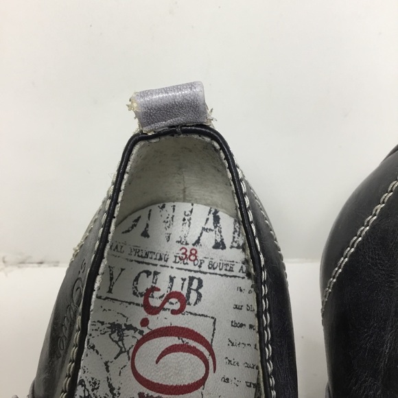 S.Oliver Leather Velcro Pumps Shoes - Picture 3 of 16